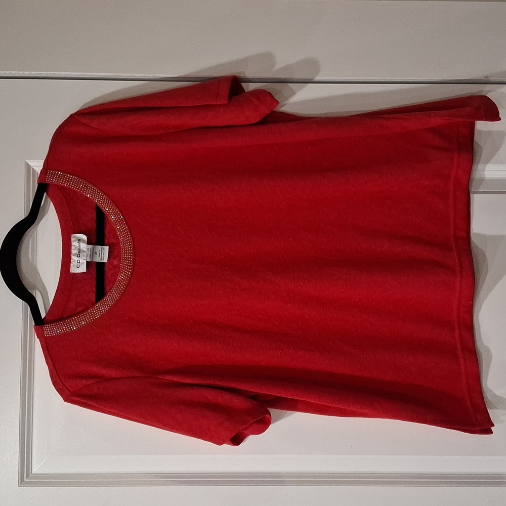 C.D. Daniels | Red Linen Blouse
